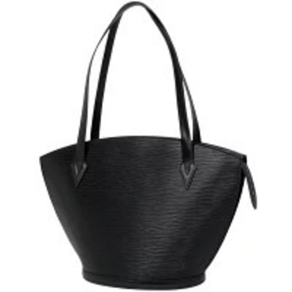 Louis Vuitton Saint Jacques Shopping Shoulder Bag Tote Epi Leather Noir Black